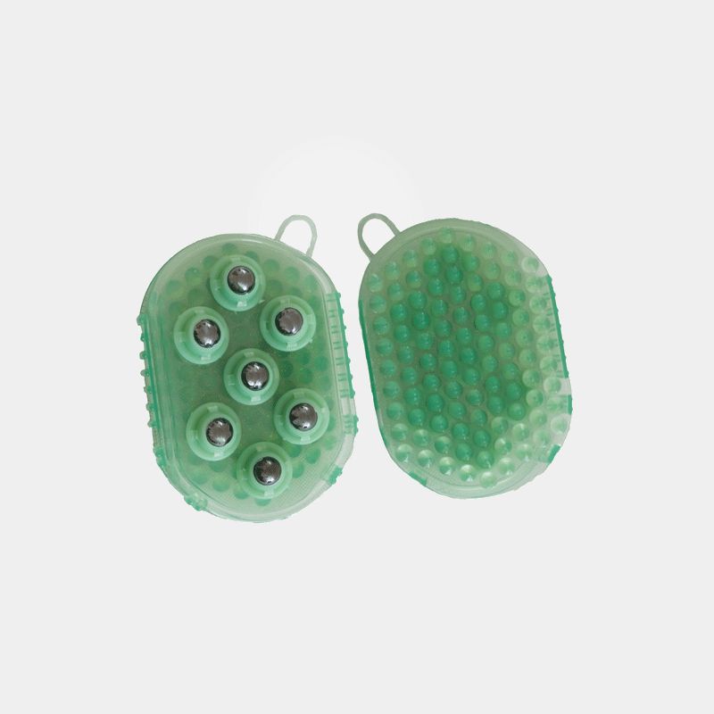 TdeT - Étrille gant de massage à boules vert | - Ohlala