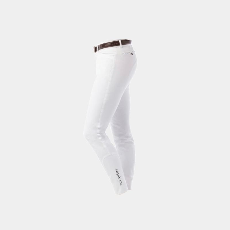 Equithème - Pantalon d'équitation Georg blanc | - Ohlala