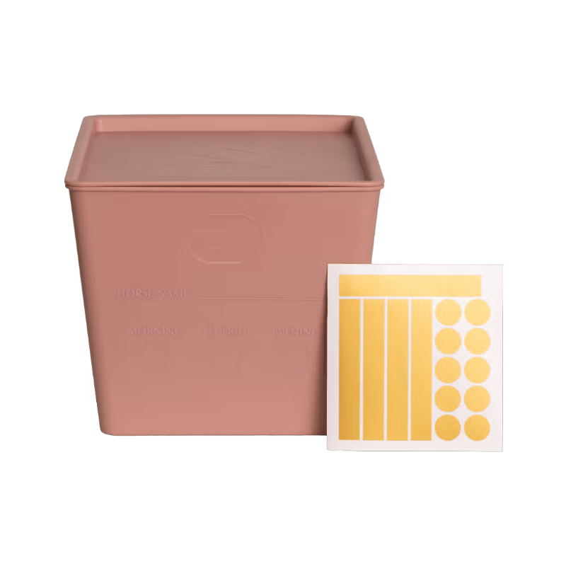 Grooming Deluxe - Boîte à nourriture avec couvercle vieux rose | - Ohlala