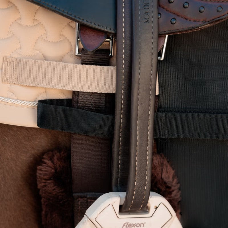 Grooming Deluxe - Ceinture ventrale pour cheval noir