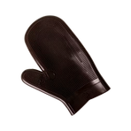 Grooming Deluxe - Gant de Grooming en caoutchouc brun | - Ohlala
