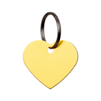 Grooming Deluxe - Médaille à graver coeur doré | - Ohlala