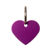 Grooming Deluxe - Hartvormige graveermedaille violet | - Ohlala
