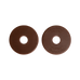 Grooming Deluxe - Siliconen bit-ringen groot gat bruin (x2) | - Ohlala