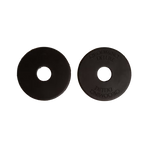 Grooming Deluxe - Siliconen bit-ringen groot gat zwart (x2) | - Ohlala