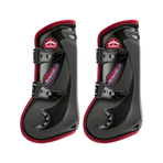 Veredus - Open beenbeschermers Olympus Vento Color Edition zwart/bordeaux x2 | - Ohlala