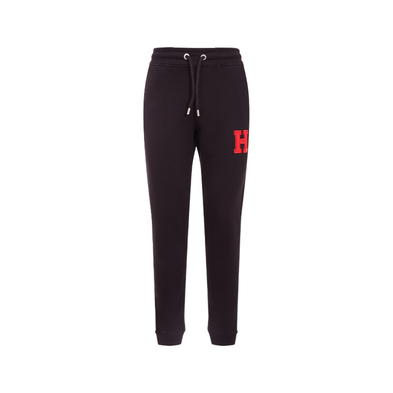 Hagg - Jogging homme noir/ rouge