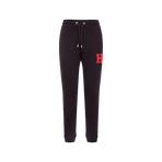 Hagg - Joggingpak dames zwart/rood | - Ohlala