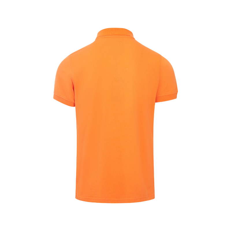 Hagg - Polo manches courtes homme orange/ bleu roi