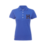 Hagg - Polo manches courtes femme bleu roi | - Ohlala