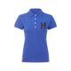 Hagg - Polo manches courtes femme bleu roi | - Ohlala