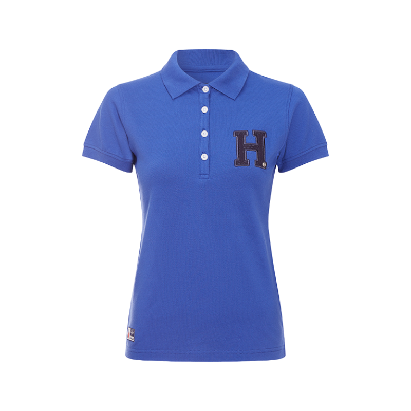 Hagg - Polo manches courtes femme bleu roi