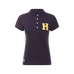 Hagg - Polo manches courtes femme marine/ jaune | - Ohlala