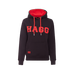 Hagg - Dames hoodie zwart/rood | - Ohlala