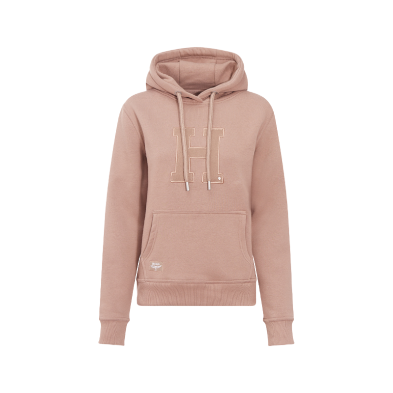 Hagg - Sweat à capuche femme marron glacé