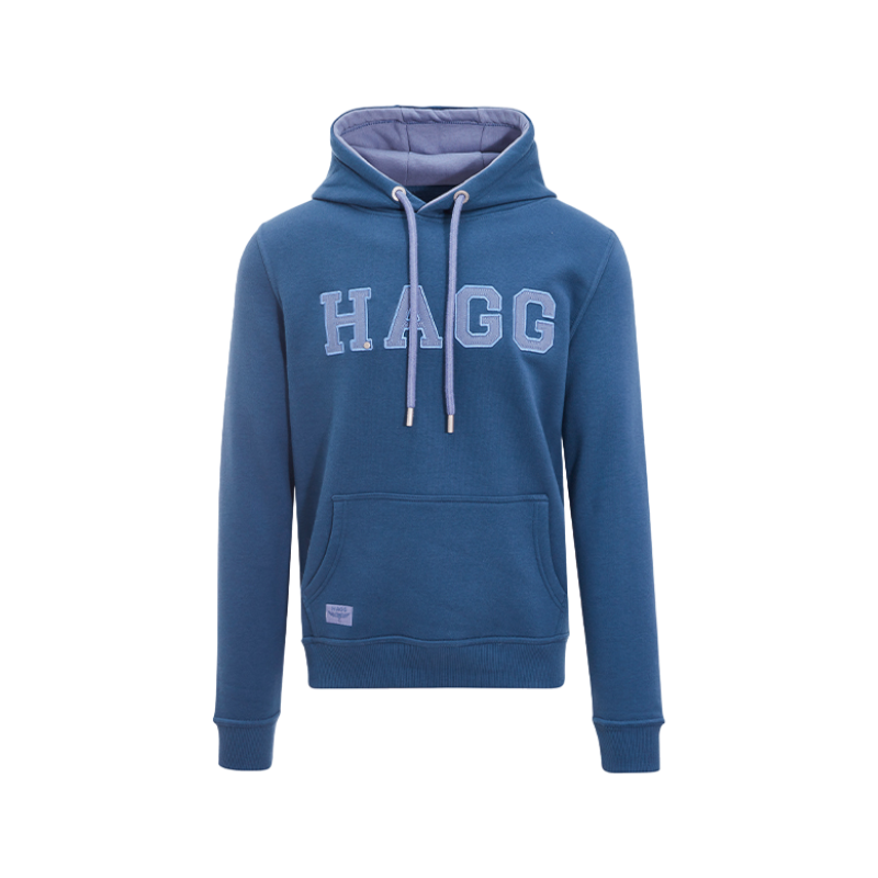 Sweat à capuche homme bleu orage HAGG OHLALA