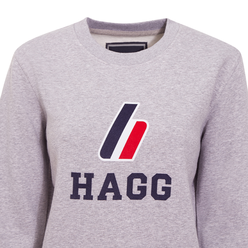 Hagg - Sweat col rond femme gris