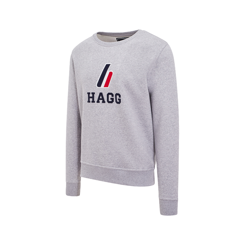 Hagg - Sweat col rond homme gris