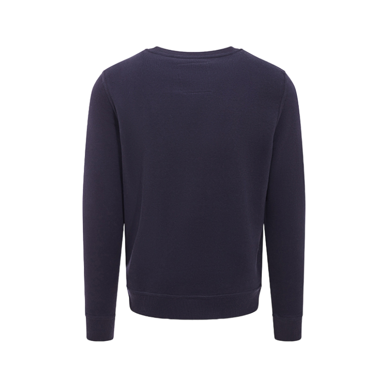 Hagg - Sweat col rond homme marine/ rouge