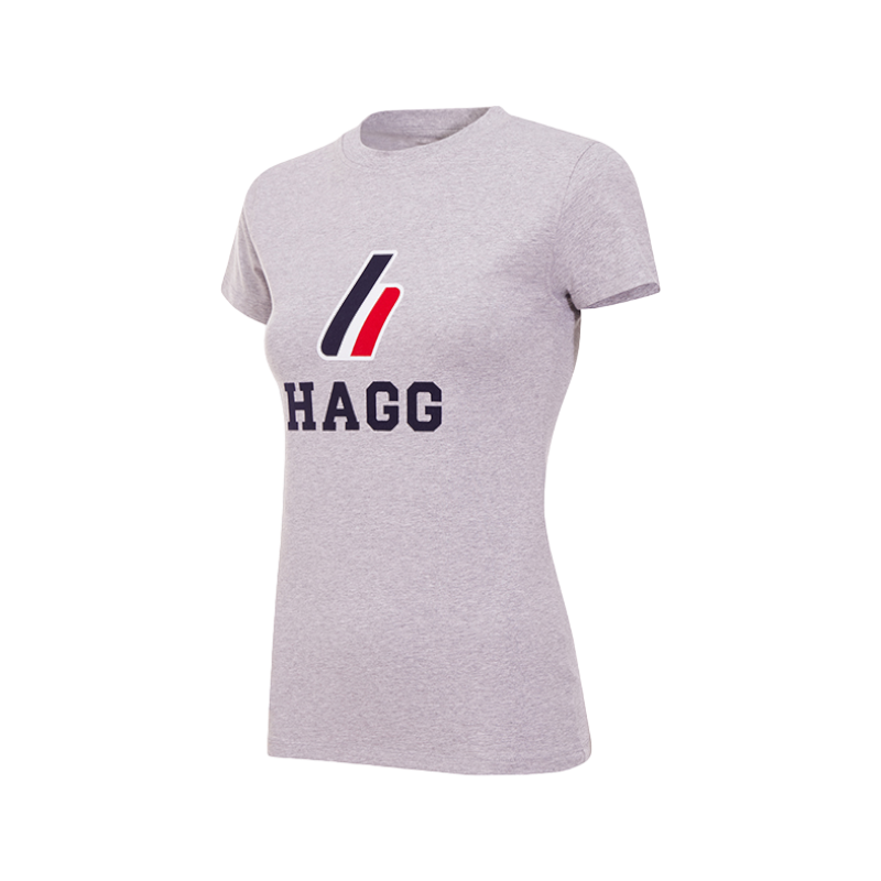 Hagg - T-shirt manches courtes femme gris