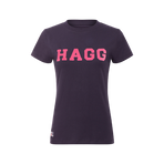 Hagg - T-shirt manches courtes femme marine/ fuchsia | - Ohlala