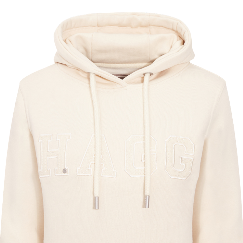 Hagg - Sweat à capuche femme beige