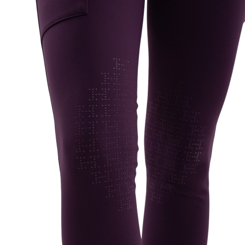 Harcour - Legging d'équitation polaire femme Lili figue