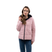 Harcour - Parka courte réversible femme Adele noir/ figue | - Ohlala