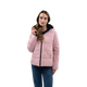 Harcour - Parka courte réversible femme Adele noir/ figue | - Ohlala