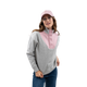 Harcour - Sweat col montant femme Ambre gris chiné/ pivoine | - Ohlala
