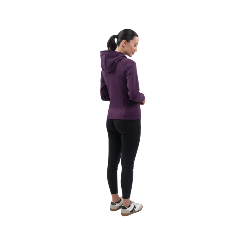 Harcour - Sweat technique zippé femme Ava figue