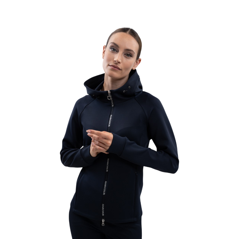 Harcour - Sweat technique zippé femme Ava marine