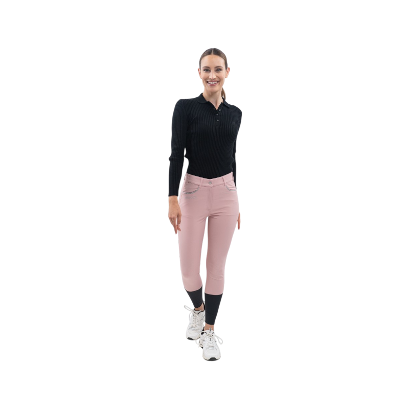 Harcour - Pantalon d'équitation femme Jaltika pivoine