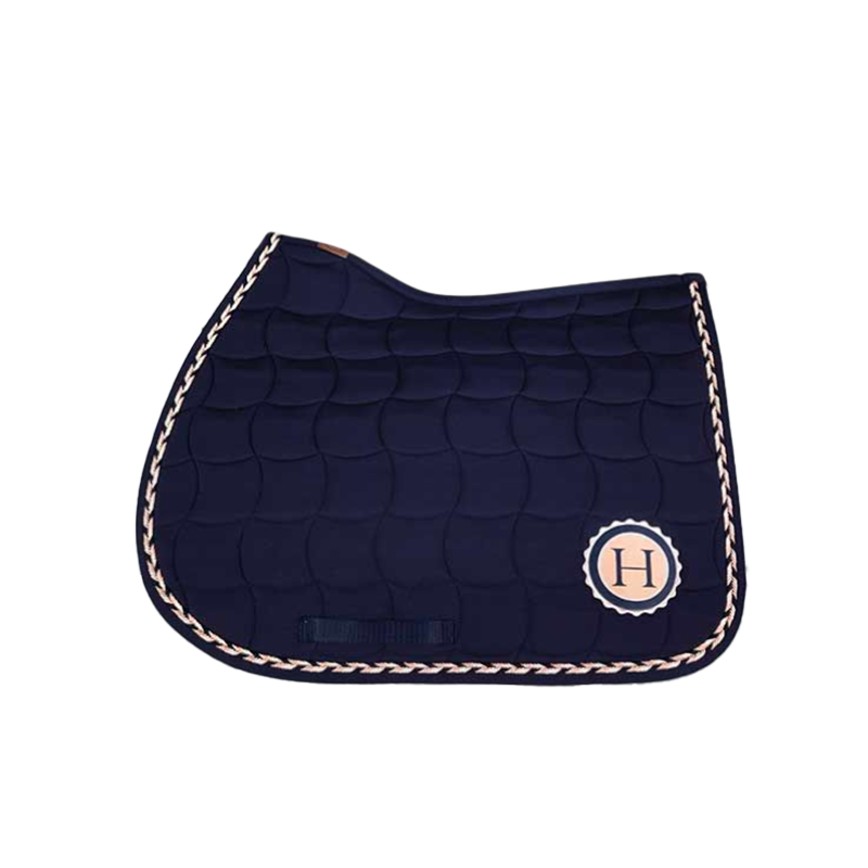 Harcour - Tapis de selle Schella marine