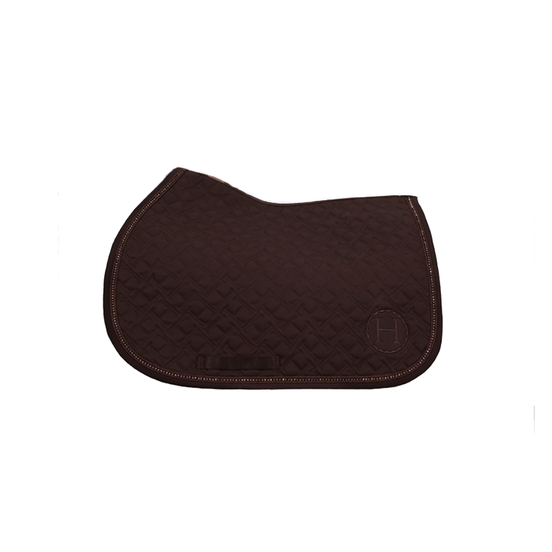 Harcour - Tapis de selle Saphir marron foncé