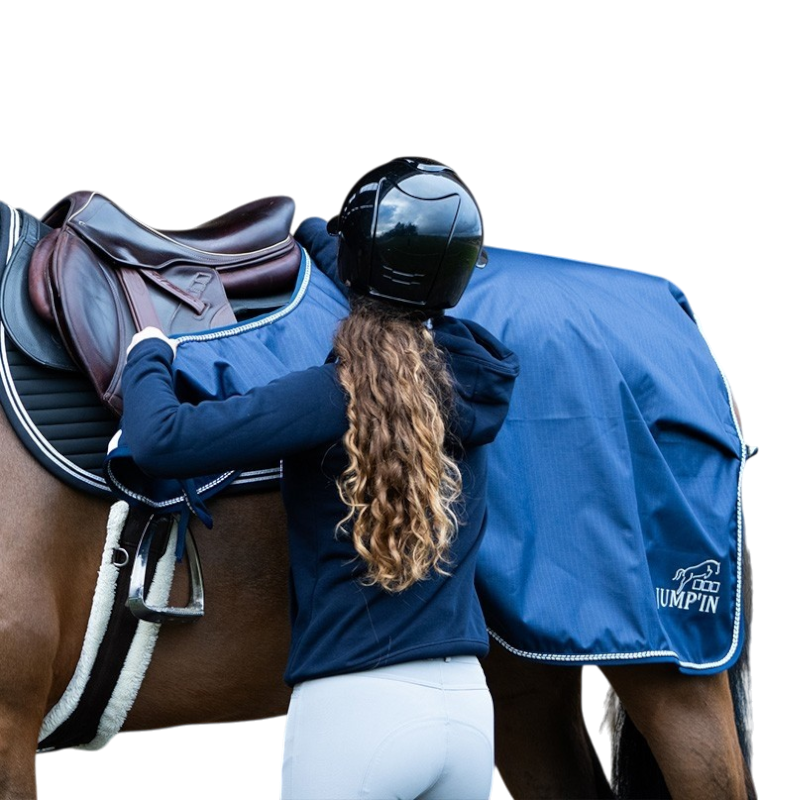 Jump'In - Couvre-reins imperméable Fabric Pro marine/ lurex | - Ohlala