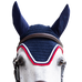 Jump'In - Bonnet pour chevaux Balthazar marine/ rouge | - Ohlala