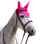 Jump'In - Bonnet pour chevaux Balthazar fuschia/ marine | - Ohlala