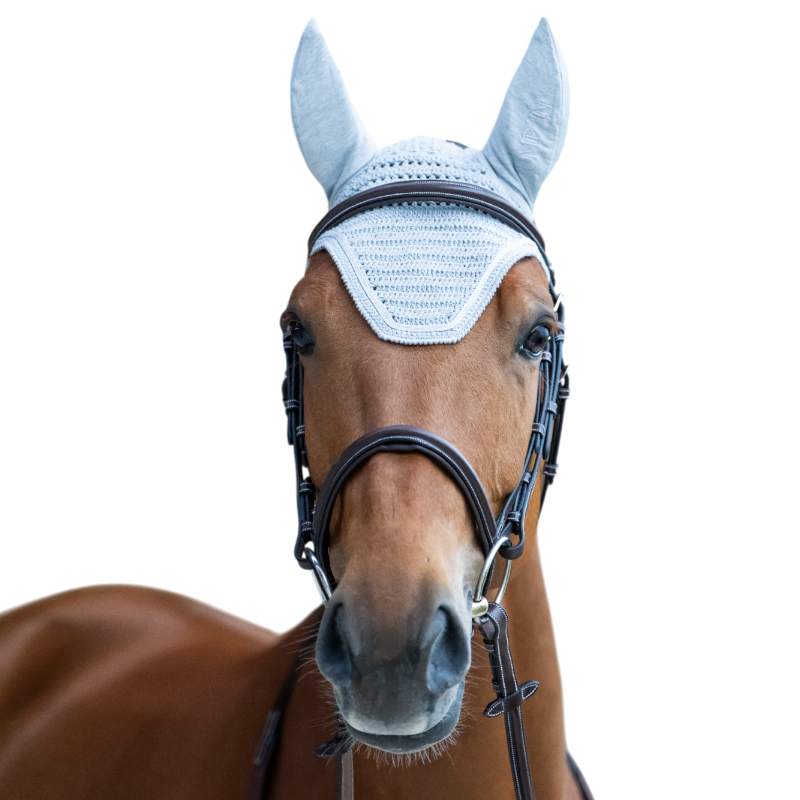 Jump'In - Bonnet pour chevaux Balthazar gris/ lurex