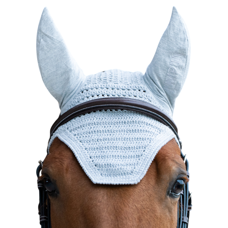 Jump'In - Bonnet pour chevaux Balthazar gris/ gris | - Ohlala