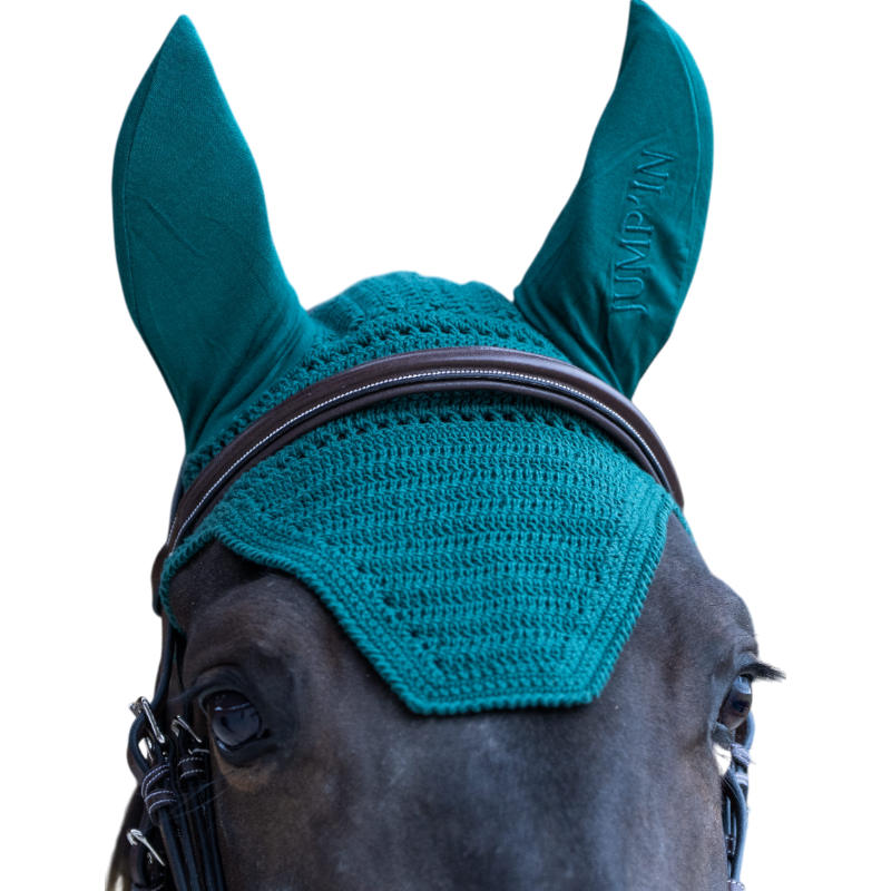 Jump'In - Bonnet pour chevaux Balthazar vert/ vert