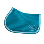 Jump'In - Tapis de selle Balthazar lagon/ blanc | - Ohlala