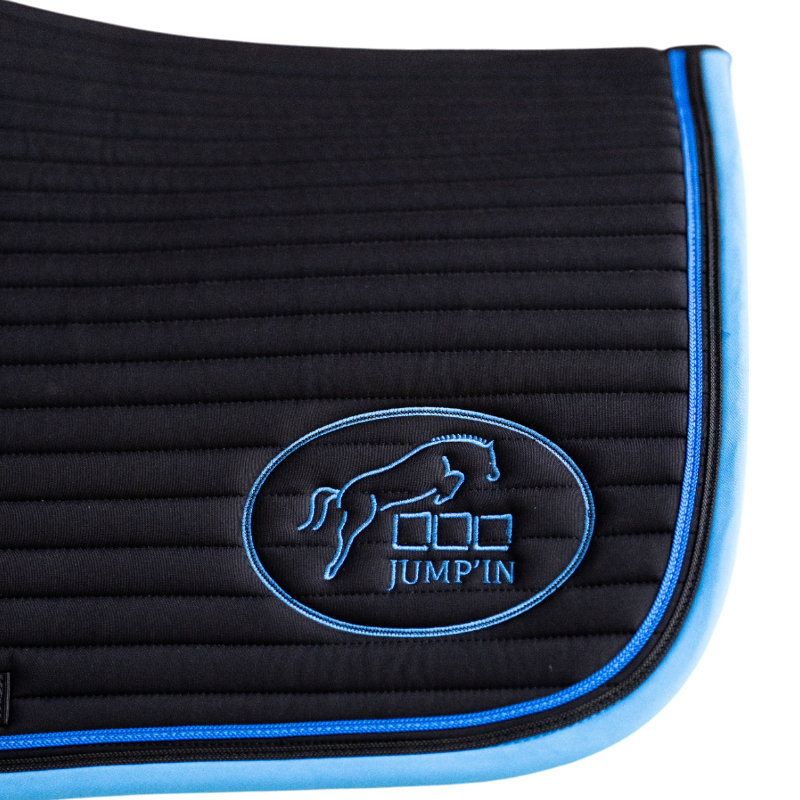 Jump'In - Tapis de selle Balthazar noir/ bleu royal | - Ohlala