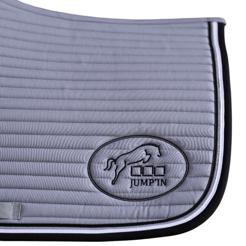 Jump'In - Tapis de selle Balthazar gris/ noir | - Ohlala