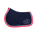 Jump'In - Tapis de selle Balthazar marine/ bleu-blanc-rouge | - Ohlala