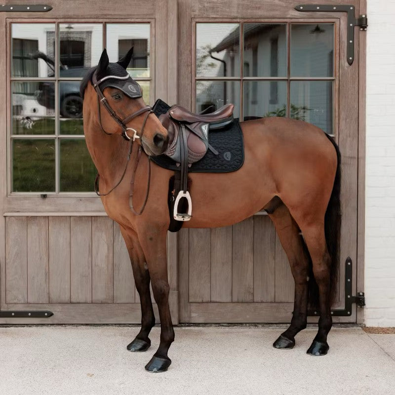 Kentucky Horsewear - Bonnet pour chevaux Wellington Sparkling noir