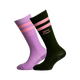 Kentucky Horsewear - Chaussettes d'équitation enfant x2 violet/ vert foncé | - Ohlala