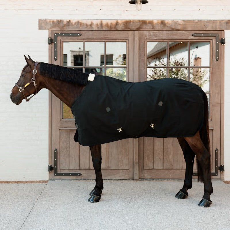 Kentucky Horsewear - Couverture de box et d'extérieur Canvas noir | - Ohlala