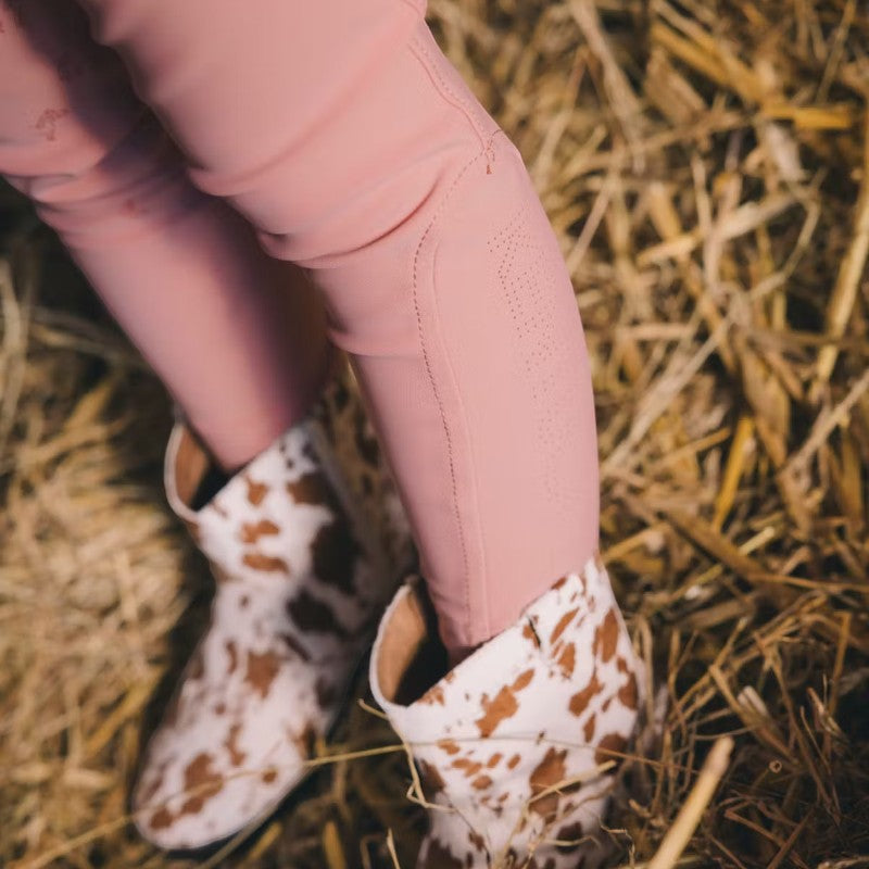 Kentucky Horsewear - Legging d'équitation Sammy Kids fille full Grip vieux rose