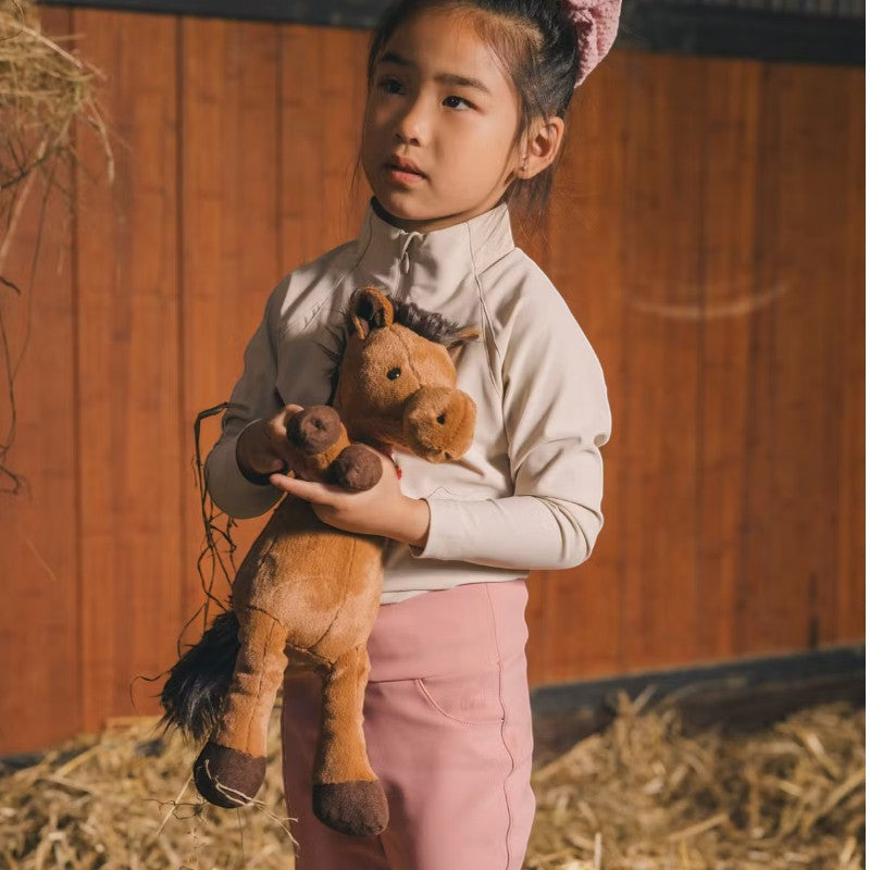 Kentucky Horsewear - Legging d'équitation Sammy Kids fille full Grip vieux rose